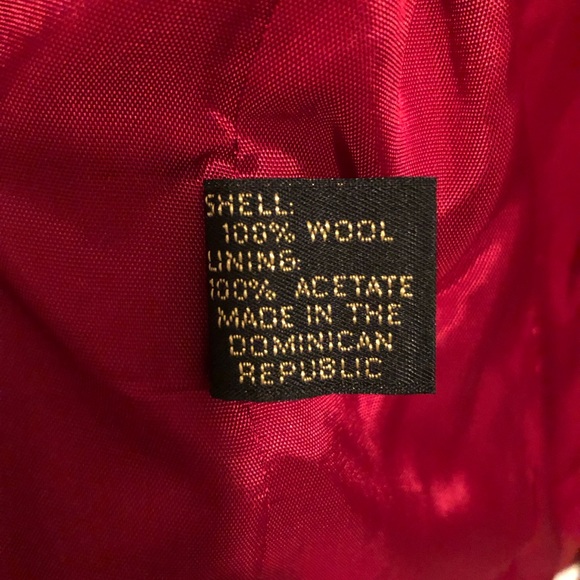 Red wool jacket Express - Picture 4 of 9